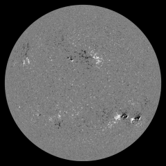 Image of Sun's magnetic field