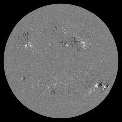 Image of Sun's magnetic field