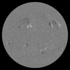 Image of Sun's magnetic field