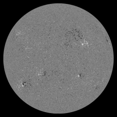 Image of Sun's magnetic field