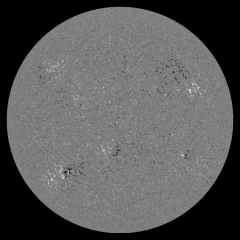 Image of Sun's magnetic field