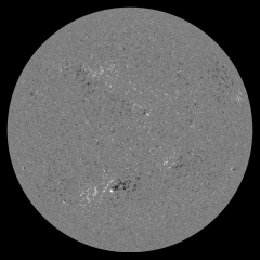 Image of Sun's magnetic field