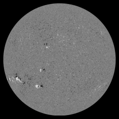 Image of Sun's magnetic field