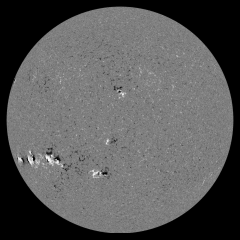 Image of Sun's magnetic field