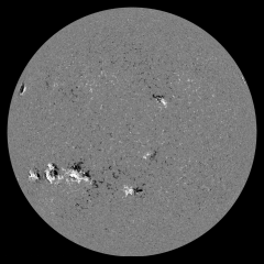 Image of Sun's magnetic field