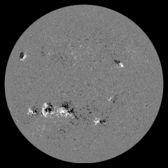 Image of Sun's magnetic field