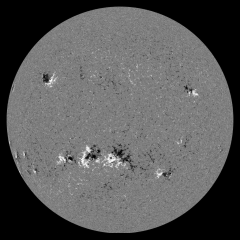 Image of Sun's magnetic field