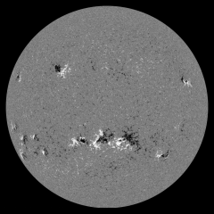 Image of Sun's magnetic field