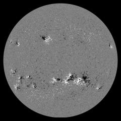 Image of Sun's magnetic field