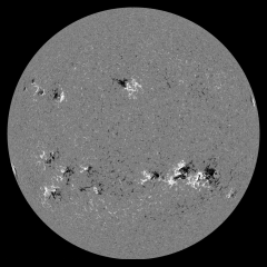 Image of Sun's magnetic field