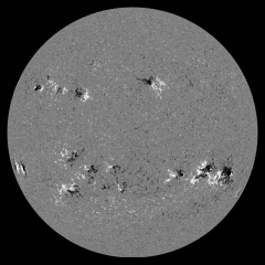 Image of Sun's magnetic field