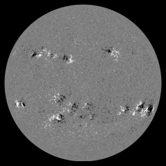 Image of Sun's magnetic field