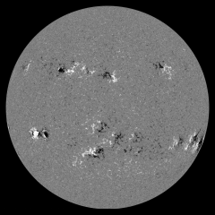 Image of Sun's magnetic field