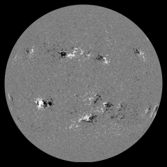 Image of Sun's magnetic field