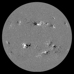 Image of Sun's magnetic field