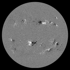 Image of Sun's magnetic field