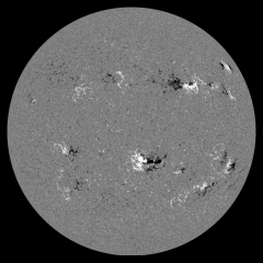 Image of Sun's magnetic field