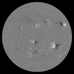 Image of Sun's magnetic field