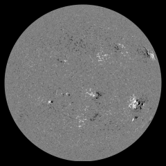 Image of Sun's magnetic field