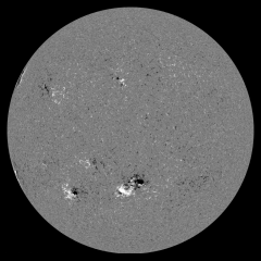 Image of Sun's magnetic field