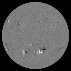 Image of Sun's magnetic field