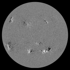 Image of Sun's magnetic field