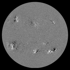 Image of Sun's magnetic field