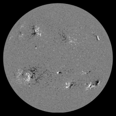 Image of Sun's magnetic field