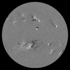 Image of Sun's magnetic field