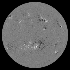 Image of Sun's magnetic field