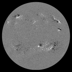 Image of Sun's magnetic field