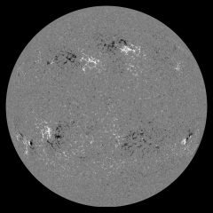 Image of Sun's magnetic field