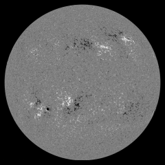 Image of Sun's magnetic field