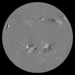 Image of Sun's magnetic field