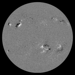 Image of Sun's magnetic field