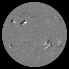 Image of Sun's magnetic field