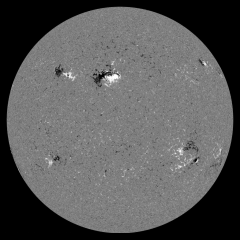 Image of Sun's magnetic field