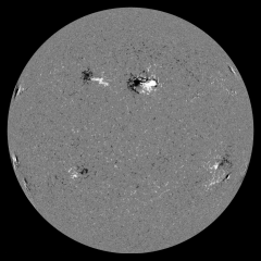 Image of Sun's magnetic field