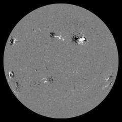 Image of Sun's magnetic field