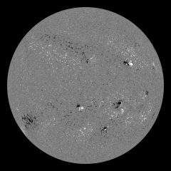 Image of Sun's magnetic field