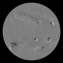 Image of Sun's magnetic field