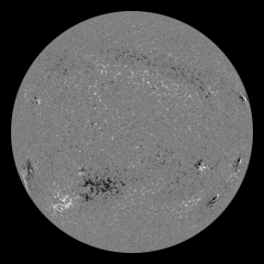 Image of Sun's magnetic field