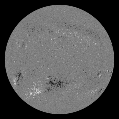 Image of Sun's magnetic field