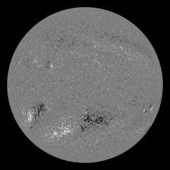 Image of Sun's magnetic field