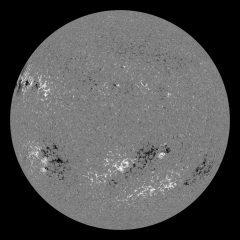 Image of Sun's magnetic field