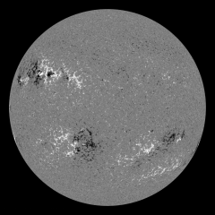 Image of Sun's magnetic field