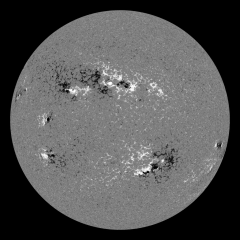 Image of Sun's magnetic field