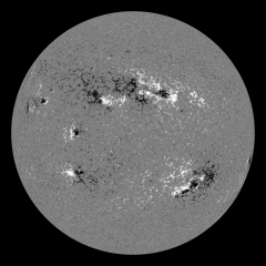 Image of Sun's magnetic field