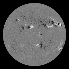 Image of Sun's magnetic field