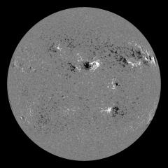 Image of Sun's magnetic field